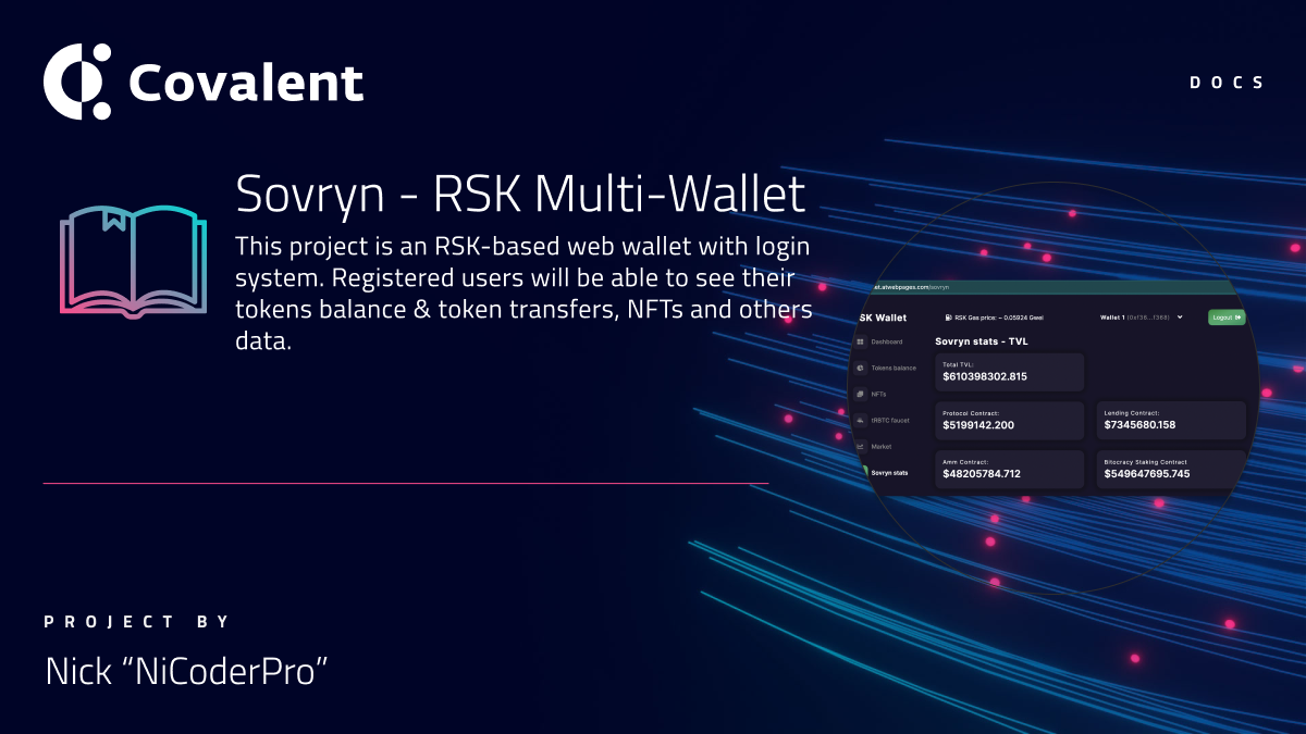 Sovryn - RSK Multi-Wallet Banner